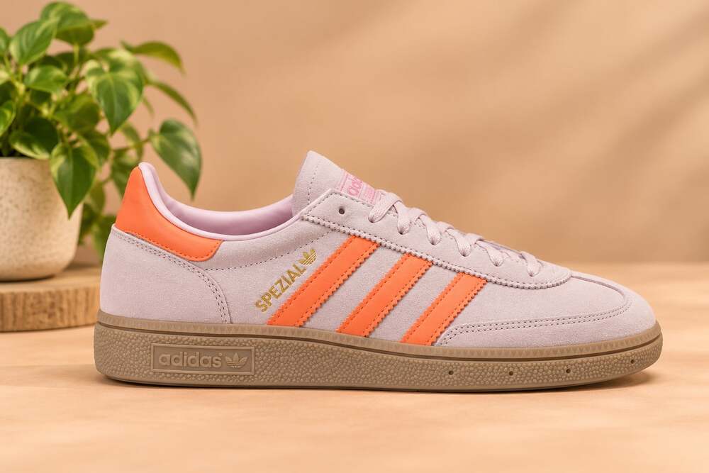 NWT adidas Women's Handball Spezial Sneakers Pink Orange Gum Size 7 (BB)